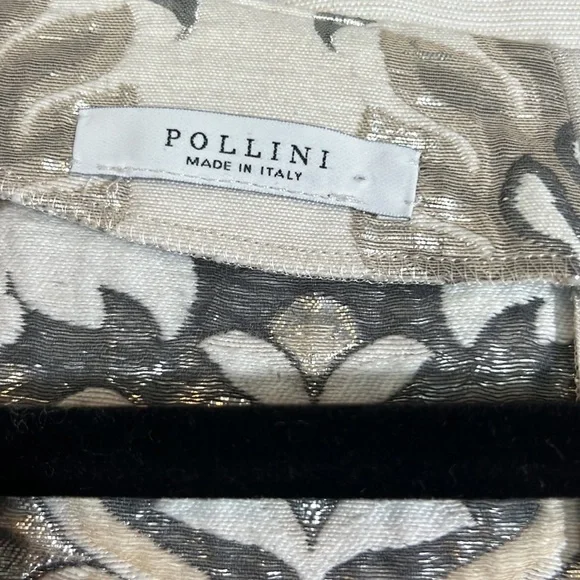 Pollini Metallic Floral Brocade Mini Dress - Picture 6 of 7